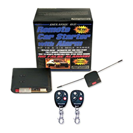 Bulldog Security Deluxe 62 Installation And Owner's Manual
