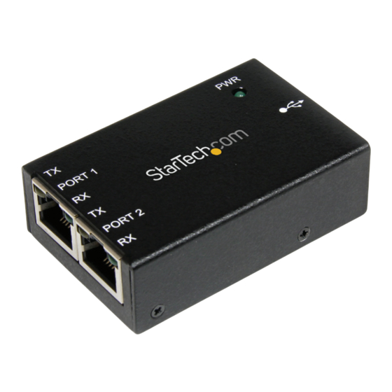 StarTech.com ICUSB2322RJ Instruction Manual