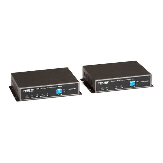 Black Box LBLP01A-KIT User Manual