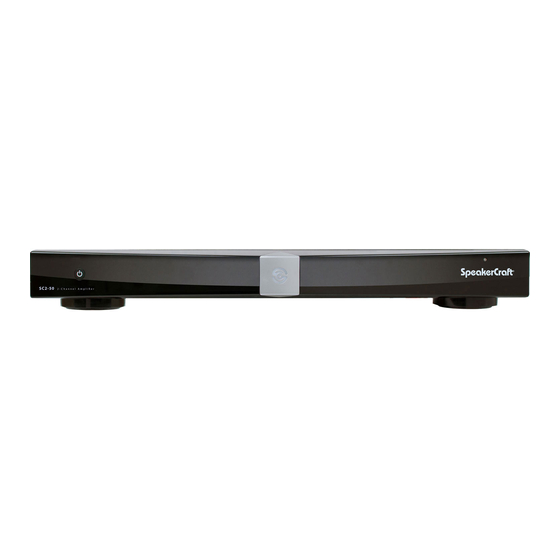 SpeakerCraft SC2-50 Installation Manual