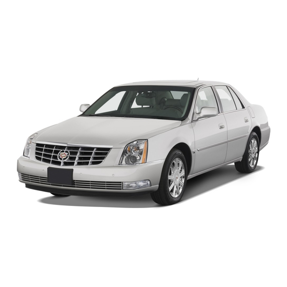 Cadillac DTS 2009 Personalization Manual