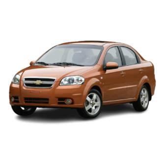 Chevrolet Aveo 2007 Owner's Manual