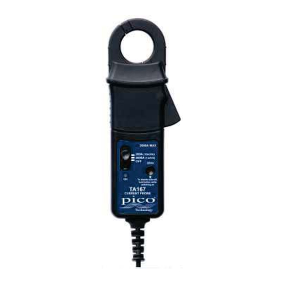 PICO TA167 User Manual