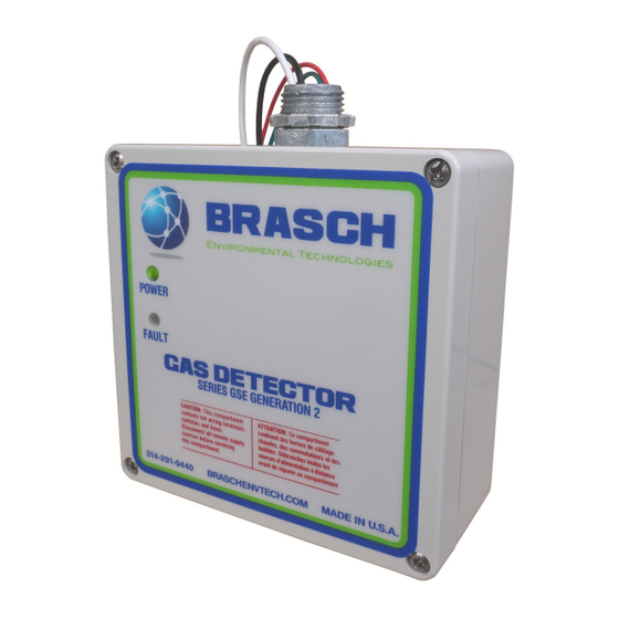 Brasch TRNS Generation 2 Gas Transmitter Manuals
