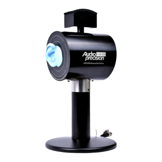 Audio Precision AECM206 User Manual And Specifications