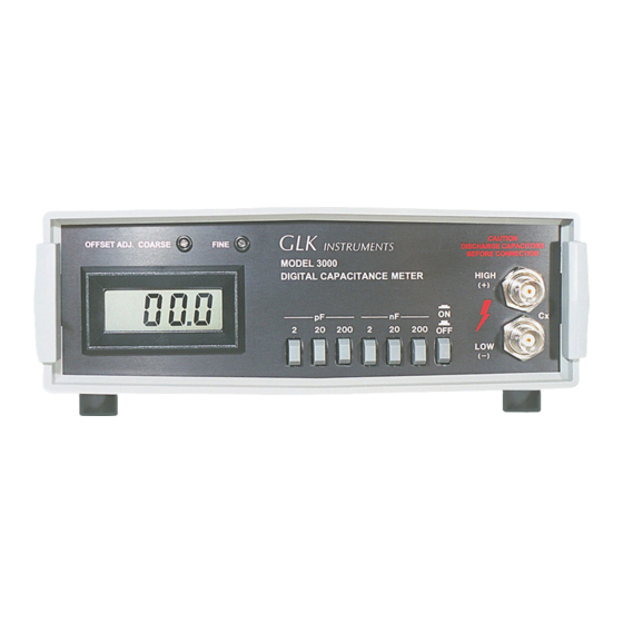 GLK 3000 Operation And Calibration Manual