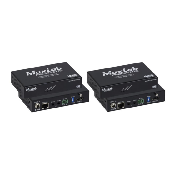MuxLab 500459 Quick Installation Manual