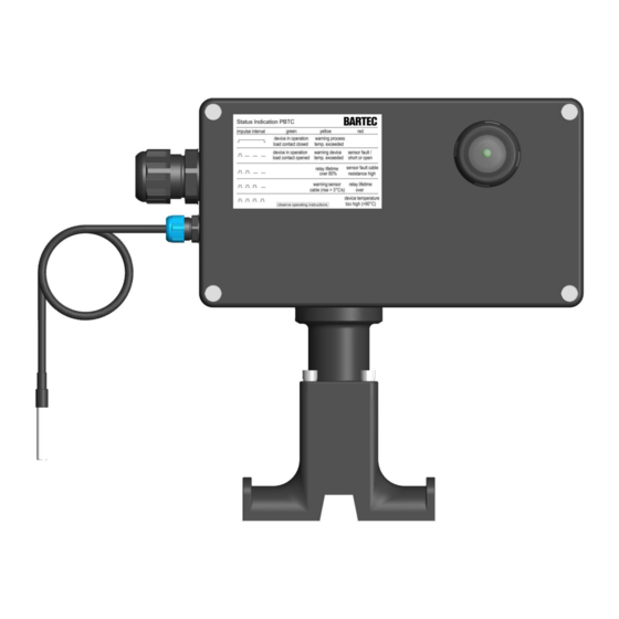 Bartec PBTC-200 Operation And Installation Manual
