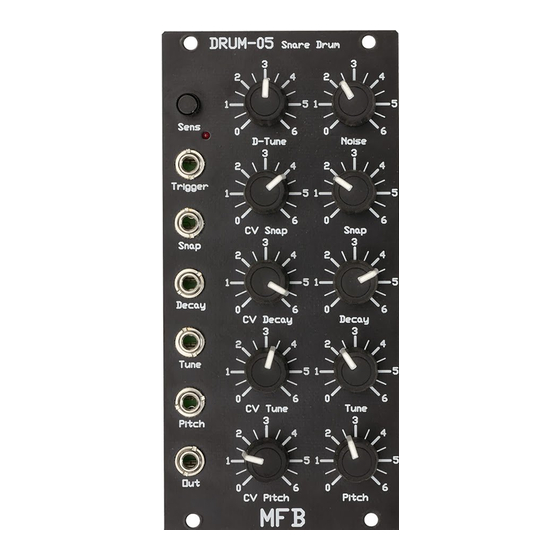MFB DRUM-05 Operating Manual