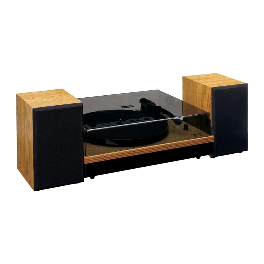 Lenco LS-300 - Record Player Manual