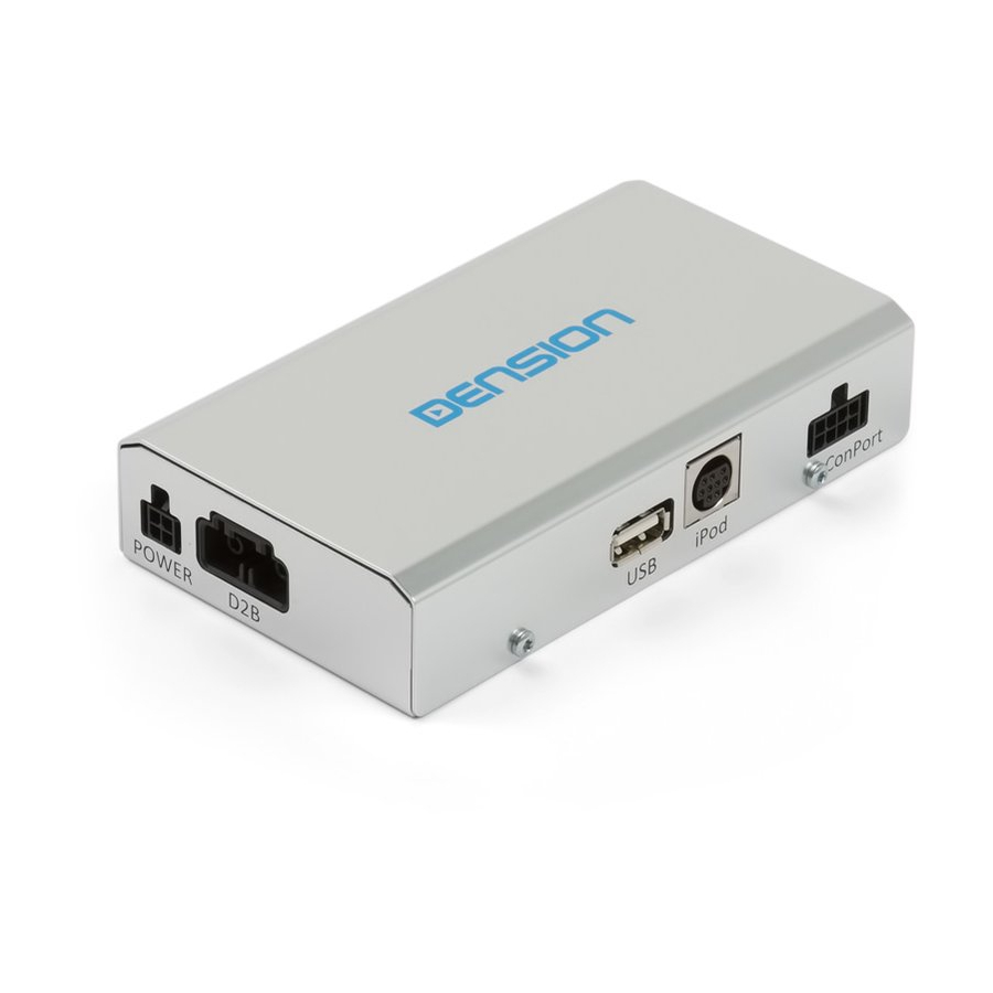 Dension Gateway 500 Lite D2B Installation Manual
