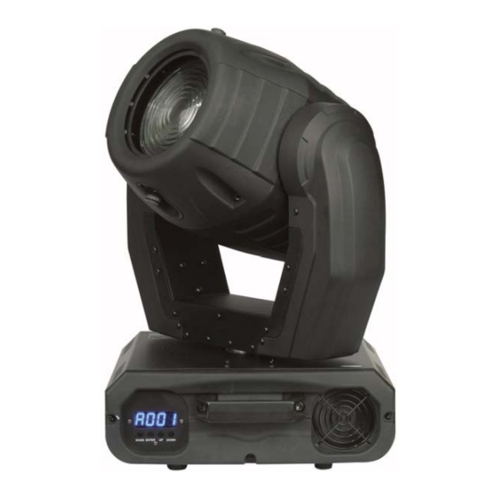 SHOWTEC Explorer 250 Wash User Manual