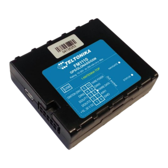 Teltonika FM1110 User Manual