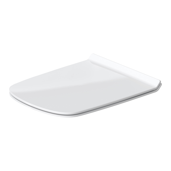 DURAVIT DuraStyle 0060590000 Mounting Instructions