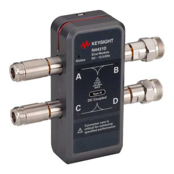 Keysight N443xD Quick Start Manual