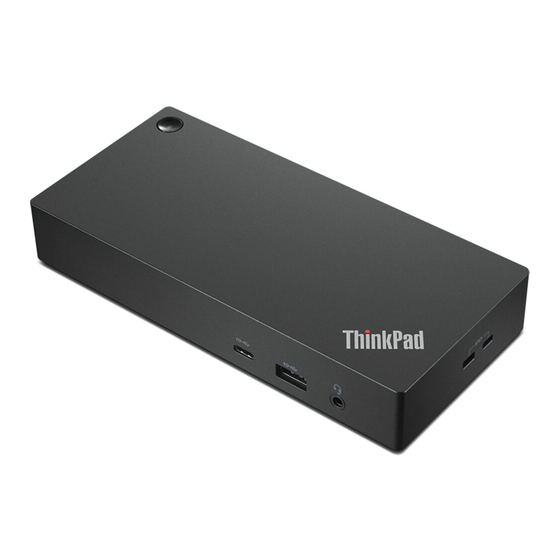 Lenovo ThinkPad Universal USB-C Dock Manuals