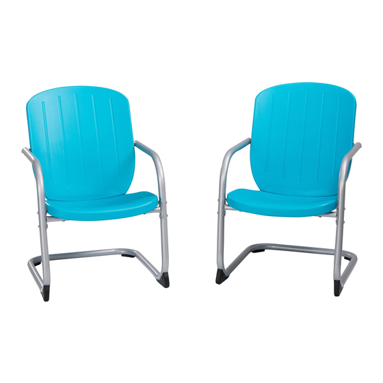 Lifetime PATIO CHAIR 60161 Assembly Instructions Manual