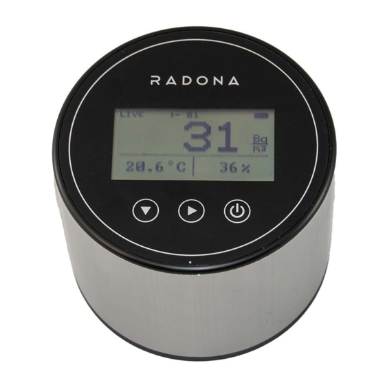 RadonTec Expert+ Manual