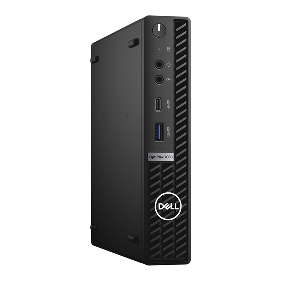 Dell OptiPlex 7080 Micro Setup And Specifications Manual