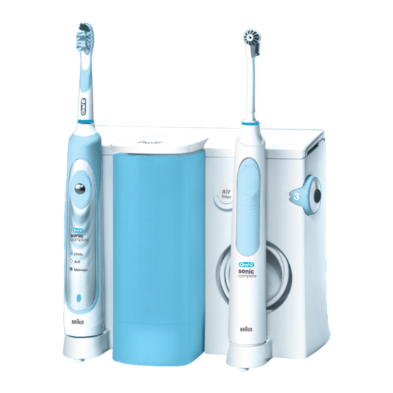 Braun Oral-B Sonic Complete OxyJet Center Manuals