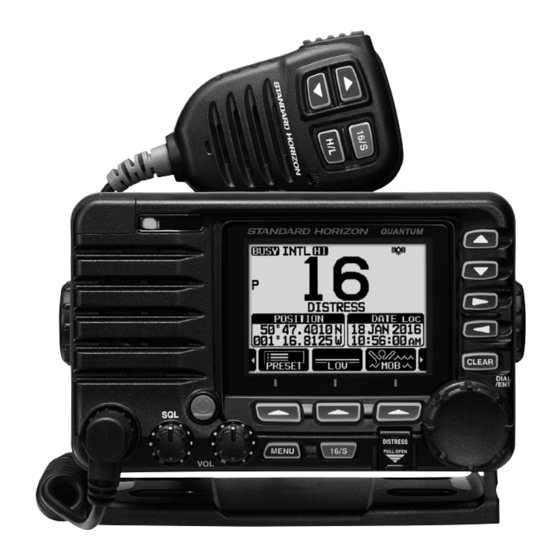 Standard Horizon QUANTUM AIS GX6000E Owner's Manual
