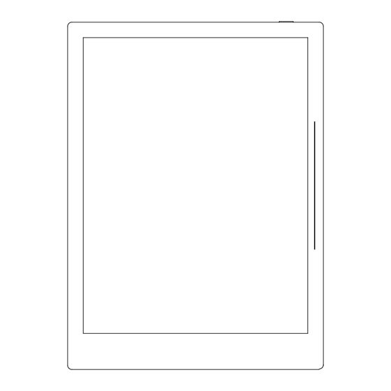 Supernote Supernote A5 X Notebook Manuals