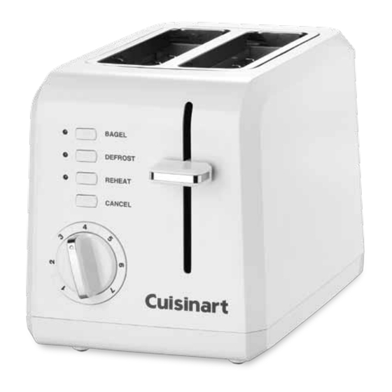 Cuisinart CPT-122C Instruction Booklet