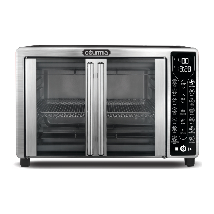 Gourmia GTF7655 - Digital French Door Air Fryer Oven Manual