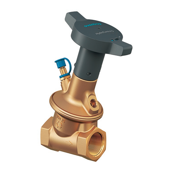 oventrop HydroControl D Operating Instructions Manual