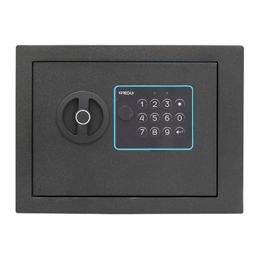 Arregui BLUE - Electronic Safe with Knob Manual