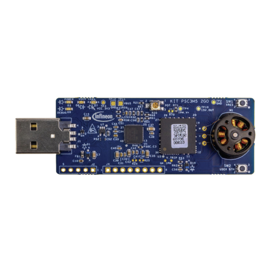 Infineon PSOC KIT PSC3M5 2GO Manual