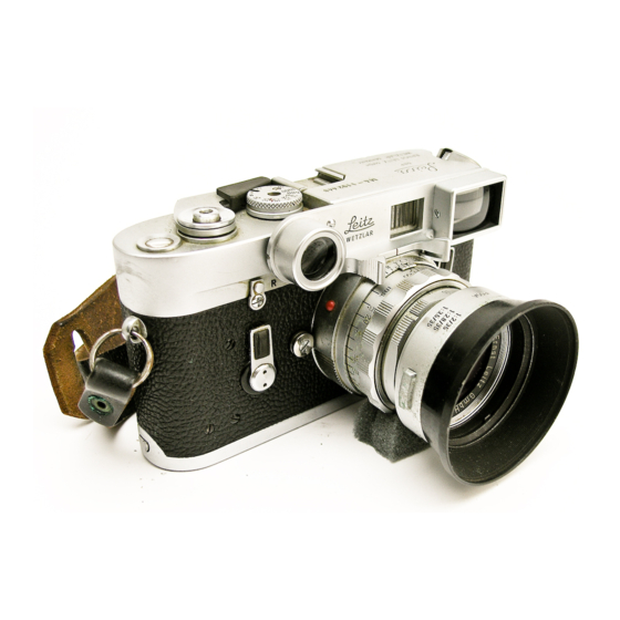 Leica M4 Instructions Manual