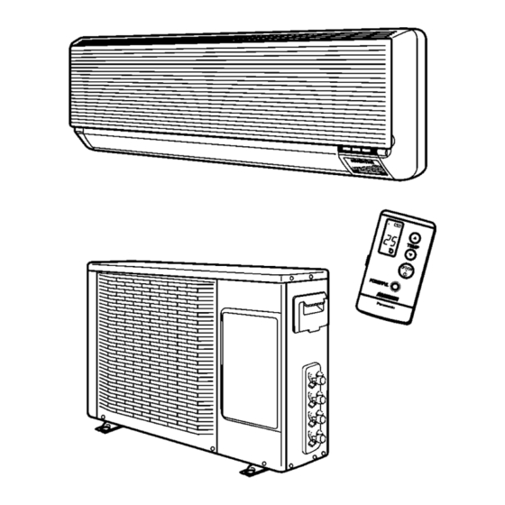 Panasonic CS-MVG103KE Manuals