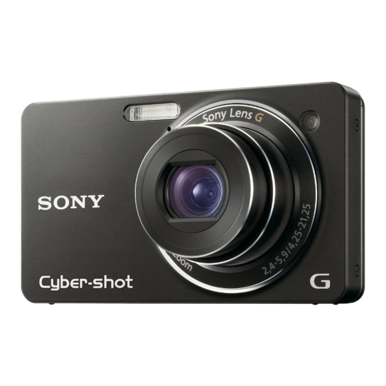 Sony Cyber-shot DSC-WX1 Instruction Manual