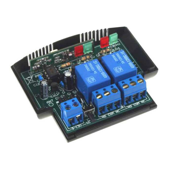 User Manuals: Velleman VM119 Channel RF Receiver