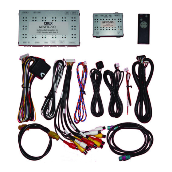 Crux MRVFD-79Q Quick Start Manual