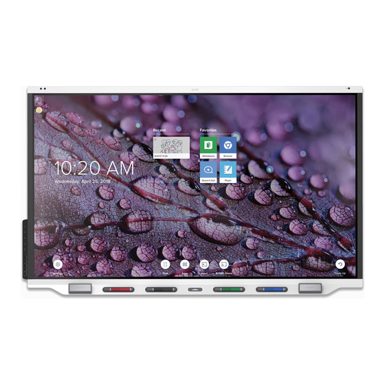 SMART Board SBID-7275R Installation And Maintenance Manual