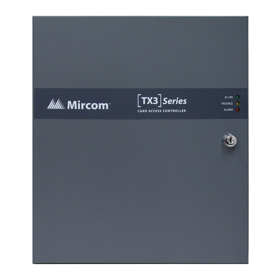 Mircom TX3 Installation Quick Reference
