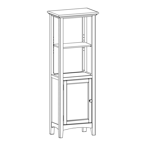 Whittier Wood Furniture McKenzie 2078AUFc Assembly Instructions Manual