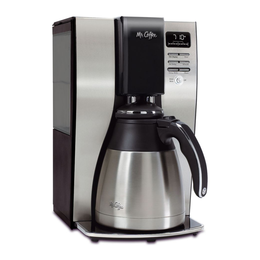 Mr. Coffee BVMC-PSTX91RB-NP, PSTX Series - Coffee Maker Manual