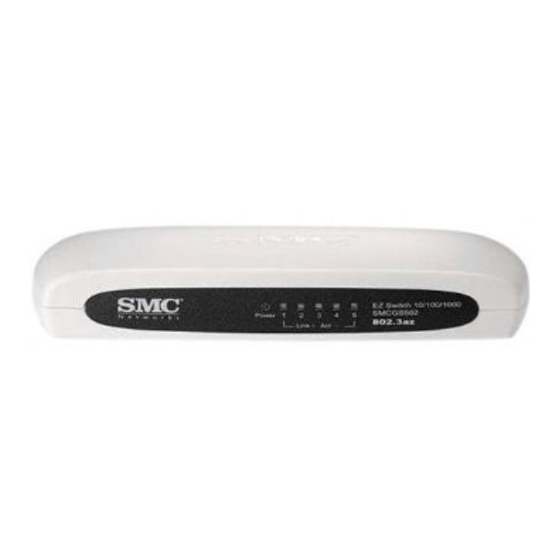 SMC Networks SMCGS502 - FICHE TECHNIQUE Product Overview
