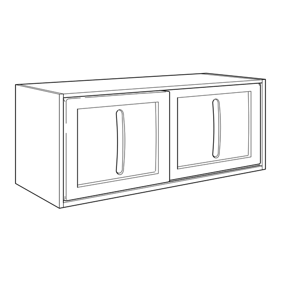 IKEA ATTITYD WALL CABINET 47" Instructions Manual