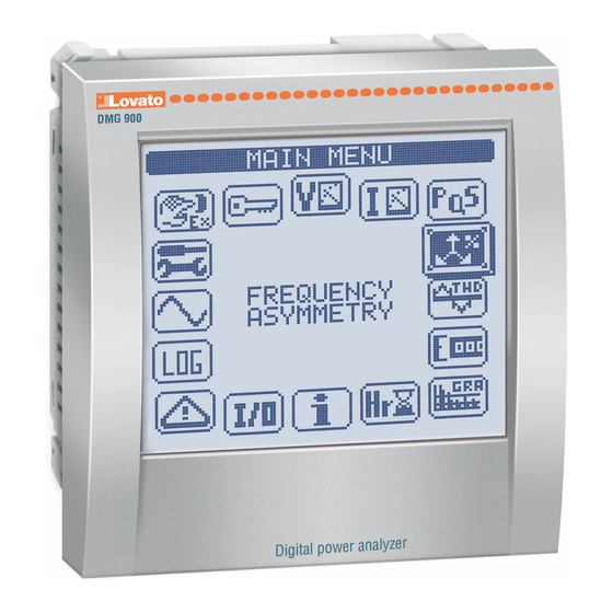 Lovato DMG900 Instruction Manual
