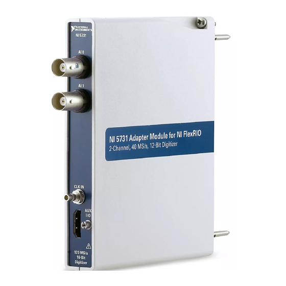 National Instruments NI 5731 Series User Manual And Specifications