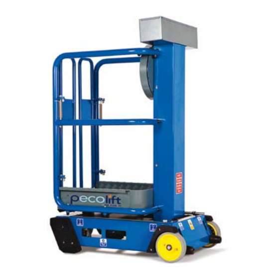 Power Towers Pecolift Operating And Maintenance Manual