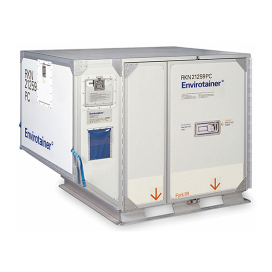 Envirotainer RKN t2 Operation Manual