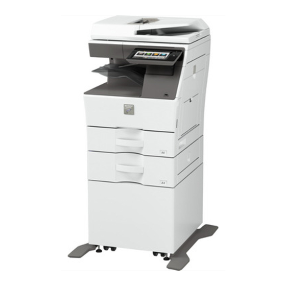 Sharp MX-B456WH Quick Start Manual