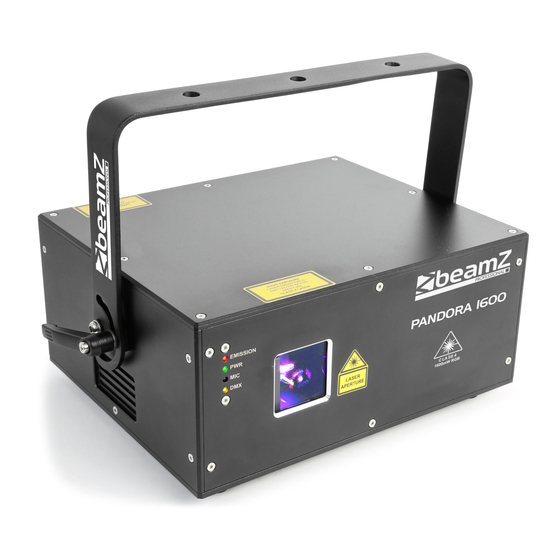 Beamz professional Pandora 1200 Instruction Manual