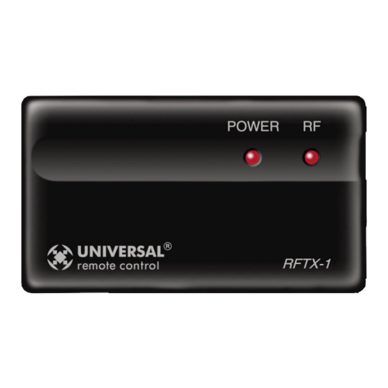 Complete Control RFTX-1 Transmitter Manuals