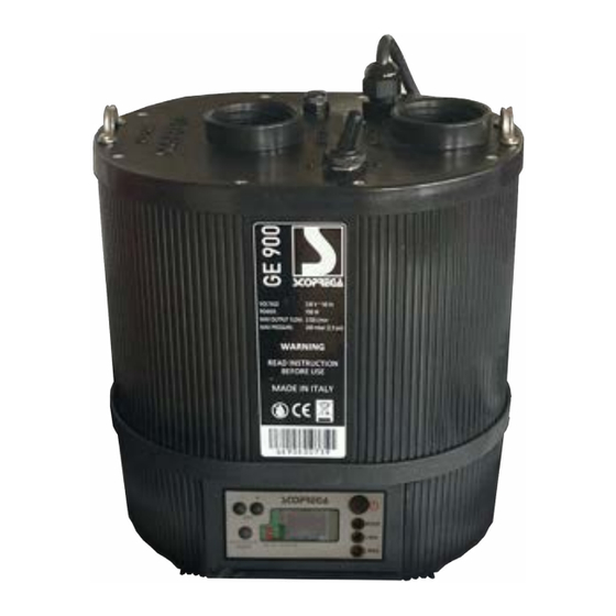 SCOPREGA GE 900 Manual